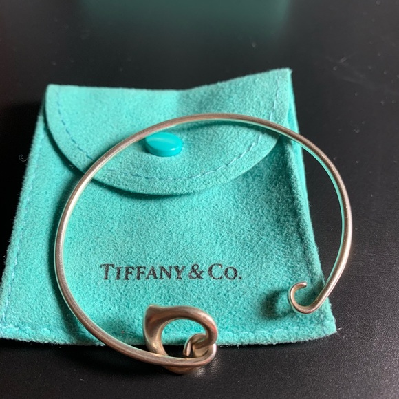 Authentic Tiffany Elsa Peretti Open Heart Bangle - Picture 4 of 7